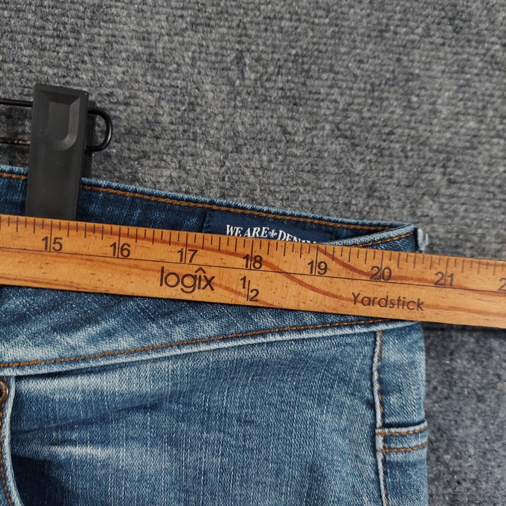 Buffalo David Bitton Jeans Mens 38x30 (Fits 40x30) Blue Whiskered Slim Ash - Picture 8 of 12